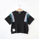 【シューラルー/SHOO LA RUE / KIDS】の【110-140cm】配色切替ドルマンTシャツ ブラック|ID: prp329100003973286 ipo3291000000029587298