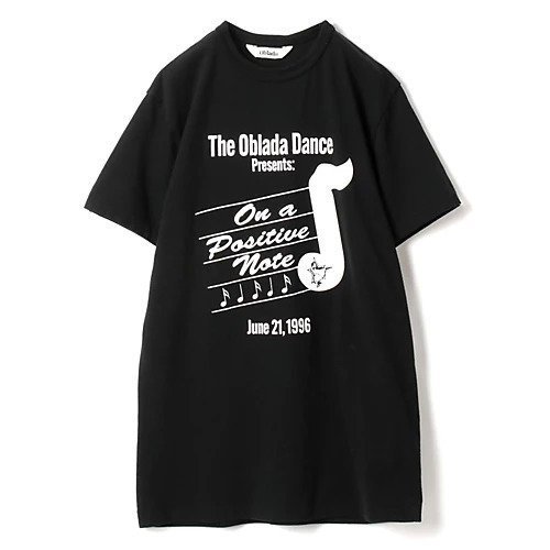 【オブラダ/Oblada】のNOTE TEE インテリア・キッズ・メンズ・レディースファッション・服の通販 founy(ファニー) 　ファッション　Fashion　レディースファッション　Fashion for Women　バランス　Balance, Style Balance　ヴィンテージ　Vintage Style　洗える　Machine Washable　BLACK|ID: prp329100003975320 ipo3291000000036026449