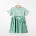 【シューラルー/SHOO LA RUE / KIDS】の【110-140cm】半袖ドッキングワンピース ライトグリーン|ID: prp329100003975532 ipo3291000000029587324