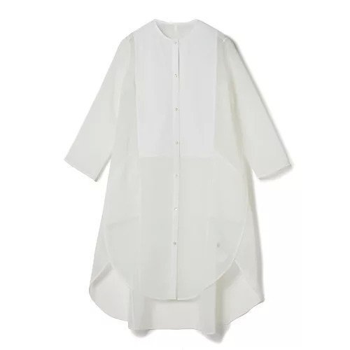 【エムフィル/M Fil】のタキシードデザインロングシャツ 人気、トレンドファッション・服の通販 founy(ファニー) 　ファッション　Fashion　レディースファッション　WOMEN　トップス・カットソー　Tops/Tshirt　シャツ/ブラウス　Shirts/Blouses　シアー　Sheer　トレンド　Trend　フロント　Front　ボトム　Bottom　ポケット　Pocket　ラウンド　Round　ロング　Long　エレガント 上品　Elegant　人気　Popularity　洗える　Washable　 other-1|ID: prp329100003980165 ipo3291000000026256062