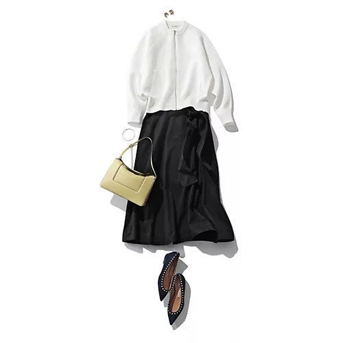 【イーバイエクラ/E by eclat】のCol Pierrot for E by eclat リボンモチーフスカート 人気、トレンドファッション・服の通販 founy(ファニー) 　ファッション　Fashion　レディースファッション　Fashion for Women　スカート　Skirts　スニーカー　Sneakers, Trainers　フロント　Front, Front Design　モダン　Modern, Contemporary　モチーフ　Motif, Design Theme　リボン　Ribbon, Bow　エレガント 上品　Elegant　夏　Summer　春　Spring　S/S・春夏　SS, Spring/Summer, Warm Season　洗える　Machine Washable　other-3|ID: prp329100003980175 ipo3291000000034956213