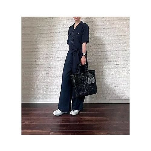 【イーバイエクラ/E by eclat】のCol Pierrot for E by eclat オールインワン 人気、トレンドファッション・服の通販 founy(ファニー) 　ファッション　Fashion　レディースファッション　Fashion for Women　ワンピース　Dresses　オールインワン・ワンピース　Dresses and Jumpsuits　フィット　Fit, Slim Fit　ブラウジング　Blouson Silhouette, Cinched Waist　ポケット　Pocket, Pocket Detail　夏　Summer　洗える　Machine Washable　other-3|ID: prp329100003980190 ipo3291000000031258712