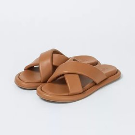 【エクラ/eclat】 【戸野塚かおるさん別注】クロスデザインサンダル人気、トレンドファッション・服の通販 founy(ファニー) ファッション Fashion レディースファッション WOMEN インソール Insole サンダル Sandals スタイリッシュ Stylish ヌーディ Nudie 別注 Special Order |ID:prp329100003980202