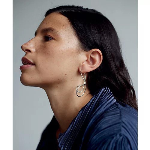 【バージュエリー/BAR Jewellery】のFLORA(両耳ピアス)シルバー 人気、トレンドファッション・服の通販 founy(ファニー) 　ファッション　Fashion　レディースファッション　Fashion for Women　エレガント 上品　Elegant　シルバー　Silver, Metallic Silver　ダウン　Down, Puffer　バランス　Balance, Style Balance　other-3|ID: prp329100003980248 ipo3291000000033147495