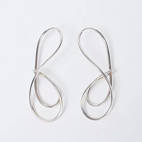 【バージュエリー/BAR Jewellery】のFLORA(両耳ピアス)シルバー インテリア・キッズ・メンズ・レディースファッション・服の通販 founy(ファニー) 　ファッション　Fashion　レディースファッション　Fashion for Women　エレガント 上品　Elegant　シルバー　Silver, Metallic Silver　ダウン　Down, Puffer　バランス　Balance, Style Balance　シルバー|ID: prp329100003980248 ipo3291000000035203511