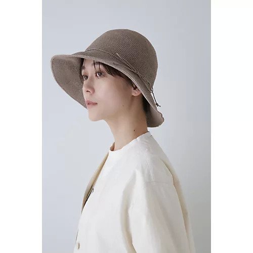 【ヒューマンウーマン/HUMAN WOMAN】のハット インテリア・キッズ・メンズ・レディースファッション・服の通販 founy(ファニー) 　ファッション　Fashion　レディースファッション　Fashion for Women　イタリア　Italy　ベーシック　Basic, Essential　ペーパー　Paper, Kraft Paper　エレガント 上品　Elegant　帽子　Hat, Headwear　モカ|ID: prp329100003986228 ipo3291000000026303410