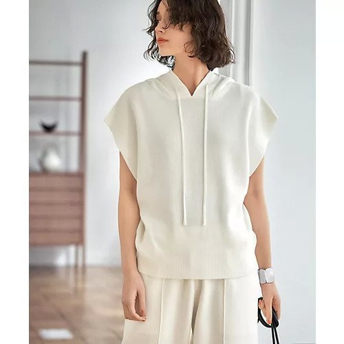 【スタイルデリ/STYLE DELI】のSofty Cotton/ワッフル編みサマーフ―ディー 人気、トレンドファッション・服の通販 founy(ファニー) 　ファッション　Fashion　レディースファッション　Ladies' Fashion Online　インナー　Inner　春　Spring　軽量　Lightweight　サーマル　Thermal　セットアップ　Set Up　タンク　Tank　ノースリーブ　No Sleeve　バランス　Balance　ベスト　Vest　ボックス　Box　ポケット　Pocket　ワッフル　Waffle　S/S・春夏　Ss・Spring/Summer　夏　Summer　エレガント 上品　Elegant　 other-1|ID: prp329100003987046 ipo3291000000026310361