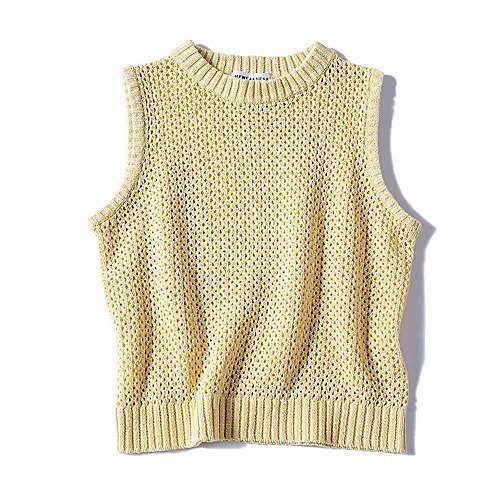 【マイ ウィークネス/MY WEAKNESS】の【ともさかりえさん着用】【LEE別注】【洗える】Knit Ensemble (ニットアンサンブル) 人気、トレンドファッション・服の通販 founy(ファニー) 　ファッション　Fashion　レディースファッション　WOMEN　トップス・カットソー　Tops/Tshirt　ニット　Knit Tops　アンサンブル　Knit Ensemble　アンサンブル　Ensemble　カーディガン　Cardigan　デニム　Denim　ノースリーブ　No Sleeve　フレンチ　French　ベーシック　Basic　ボトム　Bottom　メッシュ　Mesh　別注　Special Order　洗える　Washable　other-2|ID: prp329100003987079 ipo3291000000031283326