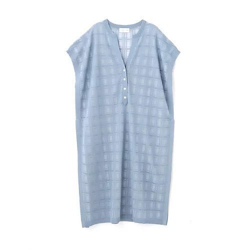【ヒューマンウーマン/HUMAN WOMAN】のシアーチェックニットワンピース 人気、トレンドファッション・服の通販 founy(ファニー) 　ファッション　Fashion　レディースファッション　WOMEN　ワンピース　Dress　ニットワンピース　Knit Dresses　おすすめ　Recommend　シアー　Sheer　スリット　Slit　チェック　Check　バランス　Balance　ボトム　Bottom　リラックス　Relax　other-3|ID: prp329100003987118 ipo3291000000031987084