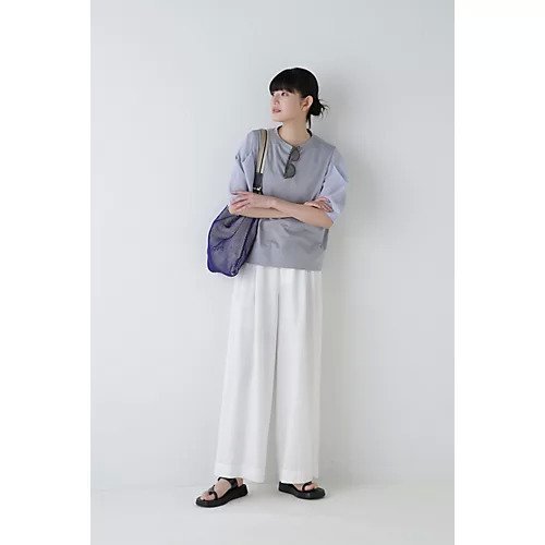 【ヒューマンウーマン/HUMAN WOMAN】のドビーオックスパンツ 人気、トレンドファッション・服の通販 founy(ファニー) 　ファッション　Fashion　レディースファッション　WOMEN　パンツ　Pants　おすすめ　Recommend　スタンダード　Standard　ダブル　Double　ドット　Dot　ワイド　Wide　other-3|ID: prp329100003988157 ipo3291000000031257749