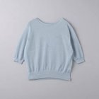 【ユナイテッドアローズ/UNITED ARROWS】のシアー ボートネックニット LT.BLUE|ID:prp329100003990767