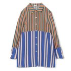 【テルマ/TELMA】のWASHI Striped Tailored Shirt STRIPE BLUE x ORANGE|ID: prp329100003993905 ipo3291000000026390948