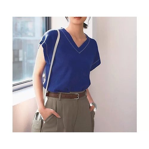 【スタイルデリ/STYLE DELI】のSofty Cotton/ステッチ入りサマーベスト インテリア・キッズ・メンズ・レディースファッション・服の通販 founy(ファニー) https://founy.com/ ファッション Fashion レディースファッション WOMEN アウター Coat Outerwear トップス・カットソー Tops/Tshirt ベスト/ジレ Gilets/Vests インナー Inner 秋 Autumn/Fall サマー Summer サーマル Thermal シンプル Simple スリット Slit セットアップ Set Up ノースリーブ No Sleeve 長袖 Long Sleeve ベスト Vest ワッフル Waffle 夏 Summer |ID: prp329100003996509 ipo3291000000030964722