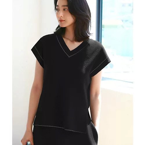 【スタイルデリ/STYLE DELI】のSofty Cotton/ステッチ入りサマーベスト インテリア・キッズ・メンズ・レディースファッション・服の通販 founy(ファニー) https://founy.com/ ファッション Fashion レディースファッション WOMEN アウター Coat Outerwear トップス・カットソー Tops/Tshirt ベスト/ジレ Gilets/Vests インナー Inner 秋 Autumn/Fall サマー Summer サーマル Thermal シンプル Simple スリット Slit セットアップ Set Up ノースリーブ No Sleeve 長袖 Long Sleeve ベスト Vest ワッフル Waffle 夏 Summer |ID: prp329100003996509 ipo3291000000031915001