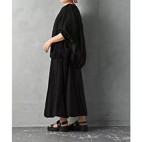 【スタイルデリ/STYLE DELI】の【BLK001】バルーンスカート 人気、トレンドファッション・服の通販 founy(ファニー) 　ファッション　Fashion　レディースファッション　WOMEN　スカート　Skirt　くるぶし　Ankle　ギャザー　Gather　軽量　Lightweight　シンプル　Simple　スリット　Slit　タフタ　Taffeta　定番　Standard　バルーン　Balloon　フォルム　Form　ランダム　Random　ルーズ　Loose　おすすめ　Recommend　エレガント 上品　Elegant　other-3|ID: prp329100003996511 ipo3291000000031256932