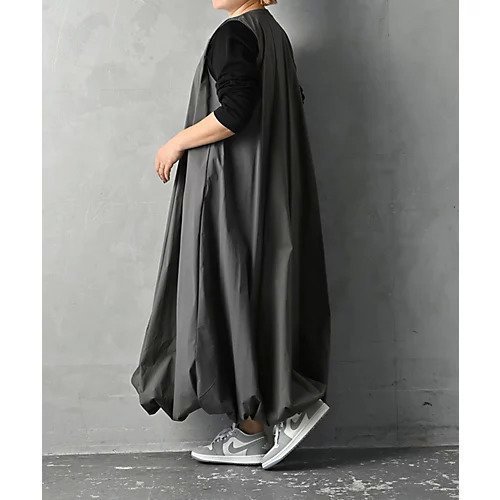 【スタイルデリ/STYLE DELI】の【BLK001】パルーンワンピース インテリア・キッズ・メンズ・レディースファッション・服の通販 founy(ファニー) https://founy.com/ ファッション Fashion レディースファッション WOMEN ワンピース Dress くるぶし Ankle シルバー Silver ストレッチ Stretch スリット Slit ノースリーブ No Sleeve バルーン Balloon フィット Fit おすすめ Recommend |ID: prp329100003996521 ipo3291000000030968179
