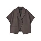 【スタイルデリ/STYLE DELI】の【BLK001】ハーフスリーブダブルブレストジャケット 人気、トレンドファッション・服の通販 founy(ファニー) ファッション Fashion レディースファッション WOMEN アウター Coat Outerwear ジャケット Jackets インナー Inner 春 Spring コンパクト Compact ショート Short ジャケット Jacket スリット Slit スーツ Suit タンク Tank トレンド Trend 定番 Standard フロント Front ボックス Box 半袖 Short Sleeve ロング Long A/W・秋冬 Aw・Autumn/Winter・Fw・Fall-Winter S/S・春夏 Ss・Spring/Summer おすすめ Recommend 夏 Summer thumbnail チャコールグレー|ID: prp329100003996559 ipo3291000000026412723