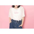 【ピンク ラテ/PINK-latte / KIDS】の【2点SET】シアーボーダーTシャツ+インナータンクセットアイテム ライトピンク|ID: prp329100003997666 ipo3291000000029585598