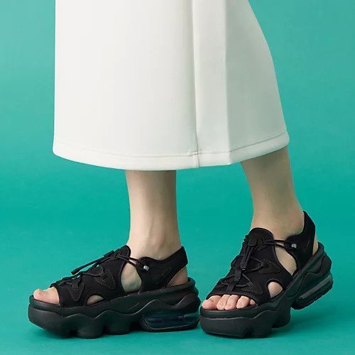 【ナイキ/NIKE】のウィメンズエアマックスココサンダル インテリア・キッズ・メンズ・レディースファッション・服の通販 founy(ファニー) 　ファッション　Fashion　レディースファッション　Ladies' Fashion Online　サンダル　Sandals　フィット　Fit　レース　Race　ブラック/ブラック/アンスラサイト|ID: prp329100003998572 ipo3291000000031143247