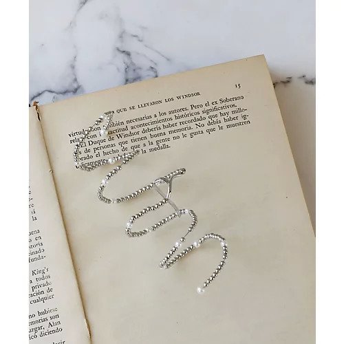 【コレカラ/collecala】のぐるぐるビーズヘアワイヤー インテリア・キッズ・メンズ・レディースファッション・服の通販 founy(ファニー) ファッション Fashion レディースファッション Fashion for Women ワイヤー Wire, Wired Bra 結婚式 Wedding シルバー|ID: prp329100003998602 ipo3291000000027913467