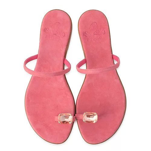 【イル サンダロ オブ カプリ/il Sandalo of Capri】のストーン付きサンダル 人気、トレンドファッション・服の通販 founy(ファニー) 　ファッション　Fashion　レディースファッション　Fashion for Women　サンダル　Sandals, Summer Shoes　ストーン　Stone, Gem-Like　トレンド　Trend, Trending Now　ビジュー　Bijou, Jewel-like Accent　フィット　Fit, Slim Fit　フラット　Flat, Flat Shoes　今季　This Season, Current Season　other-3|ID: prp329100004001707 ipo3291000000034942403