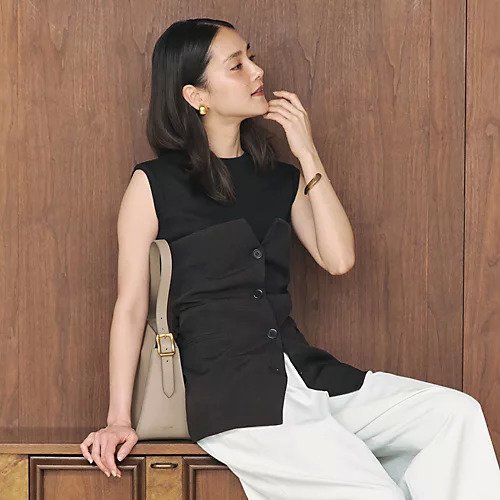 【エムセブンデイズ/M7days】の柔らかノースリーブT 人気、トレンドファッション・服の通販 founy(ファニー) 　ファッション　Fashion　レディースファッション　Ladies' Fashion Online　トップス・カットソー　Tops/Tshirt　キャミソール / ノースリーブ　No Sleeves　インナー　Inner　洗える　Washable　シンプル　Simple　ジャケット　Jacket　テレコ　Tereko　定番　Standard　なめらか　Smooth　ノースリーブ　No Sleeve　リラックス　Relax　ワンポイント　One Point　おすすめ　Recommend　夏　Summer　other-3|ID: prp329100004002751 ipo3291000000032685403