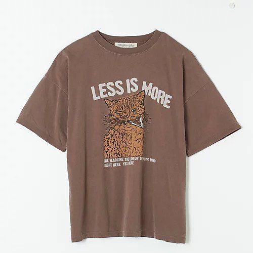 【レミレリーフ/REMI RELIEF】のHARD SP加工20/-天竺BIGサイズT(LESS IS MORE C) 人気、トレンドファッション・服の通販 founy(ファニー) 　ファッション　Fashion　レディースファッション　WOMEN　洗える　Washable　秋　Autumn/Fall　スペシャル　Special　猫　Cat　プリント　Print　別注　Special Order　マニッシュ　Mannish　おすすめ　Recommend　 other-1|ID: prp329100004003992 ipo3291000000026487193