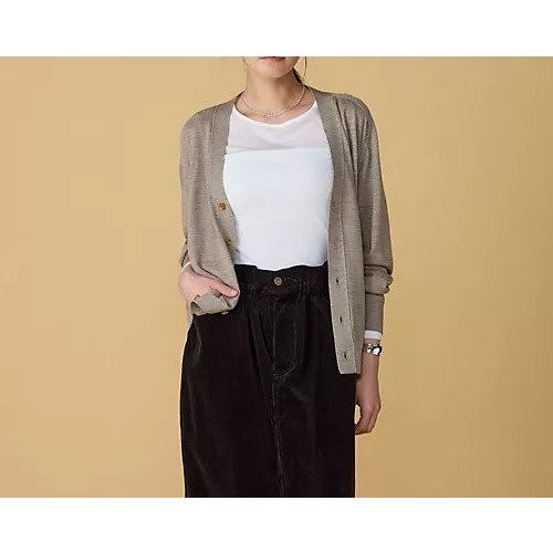 【ウメダ/UMEDA】の16GG V NECK CARDIGAN インテリア・キッズ・メンズ・レディースファッション・服の通販 founy(ファニー) 　ファッション　Fashion　レディースファッション　Fashion for Women　トップス・カットソー　Cut & Sew Tops　カーディガン・羽織り　Layered Style Cardigans　インナー　Innerwear　洗える　Machine Washable　カットソー　Cut and Sewn Top　カーディガン　Cardigan, Knitwear　ショルダー　Shoulder, Shoulder Strap　シンプル　Simple, Minimal　スリーブ　Sleeve, Long Sleeve / Short Sleeve　トレンド　Trend, Trending Now　定番　Standard, Basic Item　人気　Popular, Best Seller　バランス　Balance, Style Balance　フェミニン　Feminine, Girly　フォーム　Form　ベーシック　Basic, Essential　別注　Limited Edition, Custom Order　ミックス　Mix, Mixed Style　Mocha|ID: prp329100004004006 ipo3291000000032617115