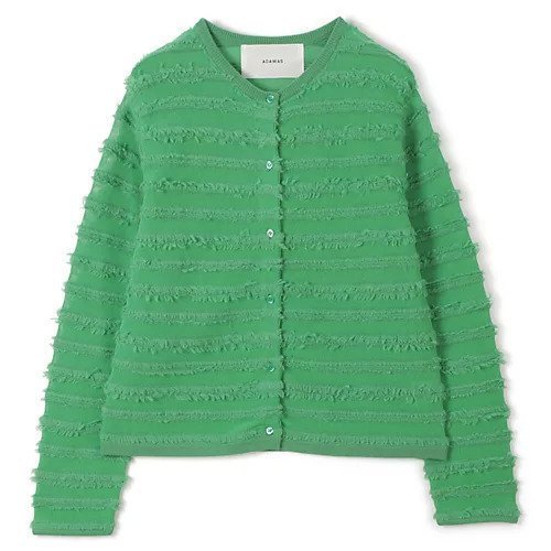 【アダワス/ADAWAS】のFRINGR KNIT CARDIGAN インテリア・キッズ・メンズ・レディースファッション・服の通販 founy(ファニー) 　ファッション　Fashion　レディースファッション　WOMEN　トップス・カットソー　Tops/Tshirt　ニット　Knit Tops　カーディガン　Cardigans　エレガント 上品　Elegant　洗える　Washable　カーディガン　Cardigan　コンビ　Combination　軽量　Lightweight　ジャケット　Jacket　ツイード　Tweed　デニム　Denim　ノースリーブ　No Sleeve　人気　Popularity　フォーマル　Formal　フリンジ　Fringe　フロント　Front　ベーシック　Basic　ボックス　Box　別注　Special Order　夏　Summer　【HPS別注】GREEN|ID: prp329100004004007 ipo3291000000029886117