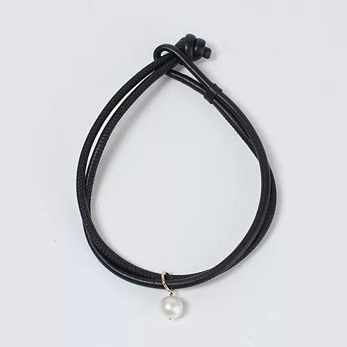 【ミズキ/MIZUKI】の14kt NECKLACE blk leather w/pearl インテリア・キッズ・メンズ・レディースファッション・服の通販 founy(ファニー) https://founy.com/ ファッション Fashion レディースファッション WOMEN ジュエリー Jewelry ネックレス Necklaces ドロップ Drop ネックレス Necklace パール Pearl ブレスレット Bracelet |ID: prp329100004004077 ipo3291000000029319019