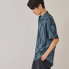 【ザ ショップ ティーケー/THE SHOP TK / MEN】の【10色展開】プリントデザインシャツ チェック/ブロッキング/マーブル/ブラシアート ネイビー|ID: prp329100004004096 ipo3291000000026487753