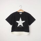 【シューラルー/SHOO LA RUE / KIDS】の【110-140cm】裾レイヤード箔プリントTシャツ ブラック|ID: prp329100004005416 ipo3291000000029585712