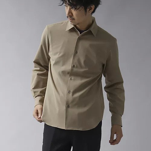 【ノーリーズ グッドマン/NOLLEY'S goodman / MEN】の【ACTIVE SECT】《限定展開 / 速乾 / 防シワ》”ALL TIME DRY” レギュラーシャツ インテリア・キッズ・メンズ・レディースファッション・服の通販 founy(ファニー) 　ファッション　Fashion　メンズファッション　MEN　ウォッシャブル　Washable　ストレッチ　Stretch　スマート　Smart　メランジ　Melange　レギュラー　Regular　吸水　Water Absorption　ベージュ|ID: prp329100004007663 ipo3291000000026834364