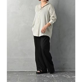 【スタイルデリ/STYLE DELI】の【BLK001】シルキーロングスリーブブラウス 人気、トレンドファッション・服の通販 founy(ファニー) ファッション Fashion レディースファッション Fashion for Women トップス・カットソー Cut & Sew Tops シャツ・ブラウス・オフィスカジュアル Elegant Blouses & Button-Ups サテン Satin, Glossy Fabric スリット Slit, Slit Detail セットアップ Set-Up, Coordinated Outfit とろみ Fluid, Flowy Fabric ドレープ Drape, Draping Fabric ベーシック Basic, Essential ヨーク Yoke, Yoke Design おすすめ Recommended / Our Picks 旅行 Travel エレガント 上品 Elegant |ID:prp329100004008046