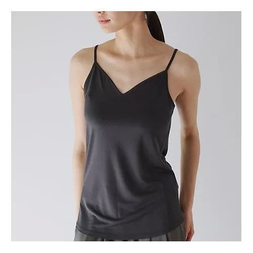 【ドレスハーセルフ/DRESS HERSELF】のインナー/シルク キャミソール 人気、トレンドファッション・服の通販 founy(ファニー) 　ファッション　Fashion　レディースファッション　Fashion for Women　トップス・カットソー　Cut & Sew Tops　キャミソール&ノースリーブ　Camisoles & Sleeveless Tops　インナー　Innerwear　エレガント 上品　Elegant　キャミソール　Camisole, Spaghetti Strap Top　サテン　Satin, Glossy Fabric　シルク　Silk, 100% Silk　デコルテ　Décolleté, Neckline　フィット　Fit, Slim Fit　ボトム　Bottoms, Lower Wear　ラウンド　Round, Round Neck　 other-1|ID: prp329100004010220 ipo3291000000036033386