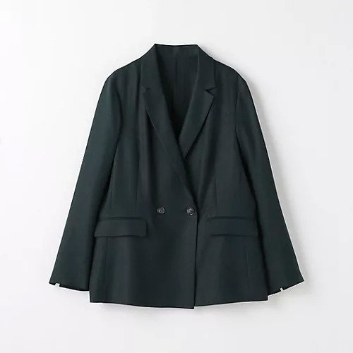 【グリーンレーベル リラクシング / ユナイテッドアローズ/green label relaxing / UNITED ARROWS】のリネンライク ダブル ジャケット 人気、トレンドファッション・服の通販 founy(ファニー) 　ファッション　Fashion　レディースファッション　WOMEN　アウター　Coat Outerwear　ジャケット　Jackets　インナー　Inner　春　Spring　ジャケット　Jacket　スリット　Slit　ダブル　Double　おすすめ　Recommend　夏　Summer　ビジネス 仕事 通勤　Business　 other-1|ID: prp329100004012304 ipo3291000000026584083