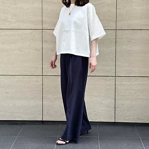 【マッキントッシュ/MACKINTOSH】のFALLA ワイドTシャツ 人気、トレンドファッション・服の通販 founy(ファニー) 　ファッション　Fashion　レディースファッション　Ladies' Fashion Online　トップス・カットソー　Tops/Tshirt　シャツ/ブラウス　Shirts/Blouses　ロング / Tシャツ　T-Shirts　カットソー　Cut And Sew　コンパクト　Compact　ショルダー　Shoulder　ドロップ　Drop　バランス　Balance　ワイド　Wide　洗える　Washable　other-3|ID: prp329100004013677 ipo3291000000032271621