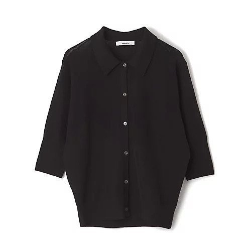 【エクラ/eclat】の【別注】リネン混カーディガン インテリア・キッズ・メンズ・レディースファッション・服の通販 founy(ファニー) 　ファッション　Fashion　レディースファッション　Fashion for Women　トップス・カットソー　Cut & Sew Tops　カーディガン・羽織り　Layered Style Cardigans　カーディガン　Cardigan, Knitwear　シンプル　Simple, Minimal　ボトム　Bottoms, Lower Wear　ミックス　Mix, Mixed Style　リネン　Linen, Linen Fabric　別注　Limited Edition, Custom Order　ブラック|ID: prp329100004013701 ipo3291000000036738329