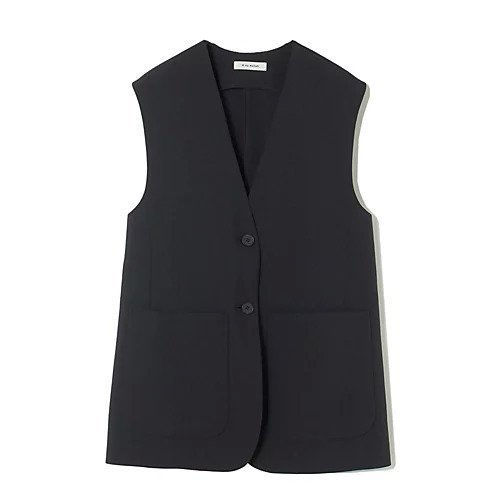【イーバイエクラ/E by eclat】の深Vネックきれいめノーカラージレ インテリア・キッズ・メンズ・レディースファッション・服の通販 founy(ファニー) https://founy.com/ ファッション Fashion レディースファッション Fashion for Women アウター Coat / Outerwear Collection トップス・カットソー Cut & Sew Tops ベスト&ジレ / 重ね着スタイル Vests & Gilets Vネックトップス V-Neck Tops / V-Cut Neckline Shirts デコルテ Décolleté, Neckline レギュラー Regular, Standard Fit ロング Long, Long-Length 夏 Summer 春 Spring 洗える Machine Washable 秋 Autumn |ID: prp329100004013713 ipo3291000000030964602
