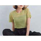 【グリーンレーベル リラクシング / ユナイテッドアローズ/green label relaxing / UNITED ARROWS】のシアー ラメ チュール Tシャツ 人気、トレンドファッション・服の通販 founy(ファニー) ファッション Fashion レディースファッション WOMEN トップス・カットソー Tops/Tshirt シャツ/ブラウス Shirts/Blouses ロング / Tシャツ T-Shirts S/S・春夏 Ss・Spring/Summer インナー Inner コンパクト Compact サロペット Overalls シアー Sheer シンプル Simple チュール Tulle ボトム Bottom 夏 Summer 春 Spring thumbnail LIME|ID: prp329100004014719 ipo3291000000028201086