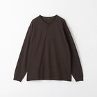 【グリーンレーベルリラクシング/green label relaxing / UNITED ARROWS / MEN】のハイツイスト カノコ ヘンリーネック Tシャツ DK.BROWN|ID: prp329100004014770 ipo3291000000028724981