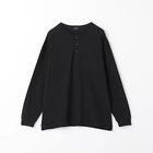 【グリーンレーベルリラクシング/green label relaxing / UNITED ARROWS / MEN】のハイツイスト カノコ ヘンリーネック Tシャツ BLACK|ID: prp329100004014770 ipo3291000000028724983