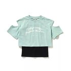 【シューラルー/SHOO LA RUE / KIDS】の【110-140cm/2点セット】肩スリットTシャツ+インナーキャミセット ライトグリーン|ID: prp329100004014774 ipo3291000000029590964