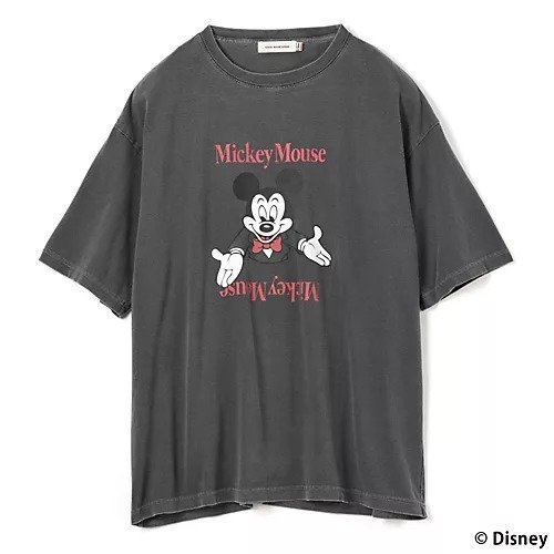 【スアデオ/suadeo】の【suadeo別注】 GOOD ROCK SPEED/ Disney /Tシャツ インテリア・キッズ・メンズ・レディースファッション・服の通販 founy(ファニー) 　ファッション　Fashion　レディースファッション　WOMEN　トップス・カットソー　Tops/Tshirt　シャツ/ブラウス　Shirts/Blouses　ロング / Tシャツ　T-Shirts　ヴィンテージ　Vintage　洗える　Washable　グラフィック　Graphic　コンパクト　Compact　バランス　Balance　プリント　Print　別注　Special Order　おすすめ　Recommend　スミクロ2(ミッキー)|ID: prp329100004016657 ipo3291000000032273667