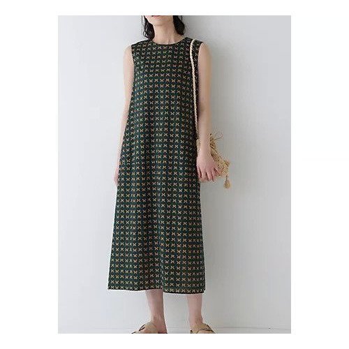 【ヒューマンウーマン/HUMAN WOMAN】のプリントワンピース インテリア・キッズ・メンズ・レディースファッション・服の通販 founy(ファニー) https://founy.com/ ファッション Fashion レディースファッション Fashion for Women ワンピース Dresses おすすめ Recommended / Our Picks コラボ Collaboration, Collab スタンダード Standard, Basic デニム Denim, Jeans Material ノースリーブ Sleeveless, No-Sleeve プリント Print, Printed Pattern リネン Linen, Linen Fabric |ID: prp329100004016659 ipo3291000000027174182