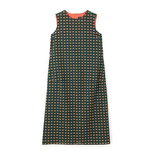 【ヒューマンウーマン/HUMAN WOMAN】のプリントワンピース 人気、トレンドファッション・服の通販 founy(ファニー) 　ファッション　Fashion　レディースファッション　Fashion for Women　ワンピース　Dresses　おすすめ　Recommended / Our Picks　コラボ　Collaboration, Collab　スタンダード　Standard, Basic　デニム　Denim, Jeans Material　ノースリーブ　Sleeveless, No-Sleeve　プリント　Print, Printed Pattern　リネン　Linen, Linen Fabric　other-3|ID: prp329100004016659 ipo3291000000031292727