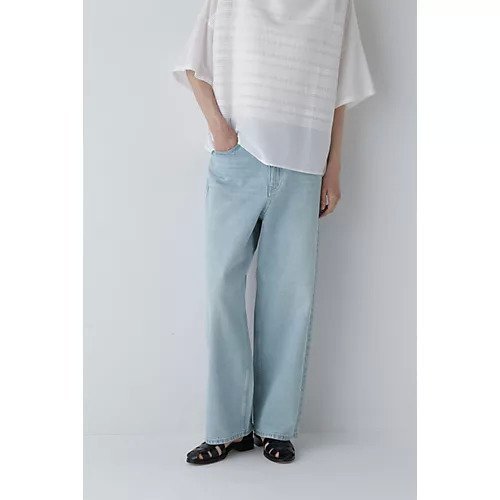 【ヒューマンウーマン/HUMAN WOMAN】のセミワイドブリーチデニム 人気、トレンドファッション・服の通販 founy(ファニー) 　ファッション　Fashion　レディースファッション　WOMEN　おすすめ　Recommend　クラシック　Classic　シンプル　Simple　スタンダード　Standard　ツイル　Twill　デニム　Denim　トレンド　Trend　フィット　Fit　定番　Standard　 other-1|ID: prp329100004017803 ipo3291000000030966478