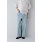 【ヒューマンウーマン/HUMAN WOMAN】のセミワイドブリーチデニム ブルー|ID: prp329100004017803 ipo3291000000030966480