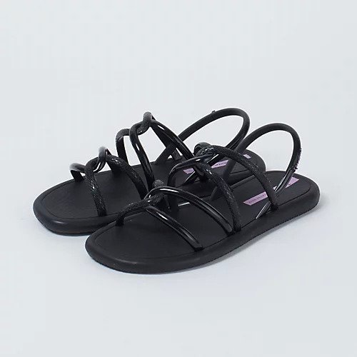 【イパネマ/Ipanema】のMEU SOL SANDAL インテリア・キッズ・メンズ・レディースファッション・服の通販 founy(ファニー) 　ファッション　Fashion　レディースファッション　Fashion for Women　イエロー　Yellow　サンダル　Sandals, Summer Shoes　シューズ　Shoes, Footwear　ラップ　Wrap, Wrap Design　別注　Limited Edition, Custom Order　夏　Summer　ブラック/ライラック|ID: prp329100004017814 ipo3291000000034898988