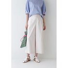 【ヒューマンウーマン/HUMAN WOMAN】のクールマックス綿麻短丈ワイドパンツ エクリュ|ID:prp329100004019745